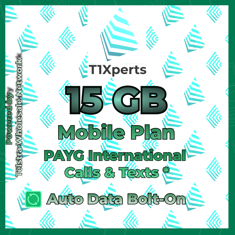 Home T1xperts Mobile Plan 15gb Iddpayg Auto Top Up 2