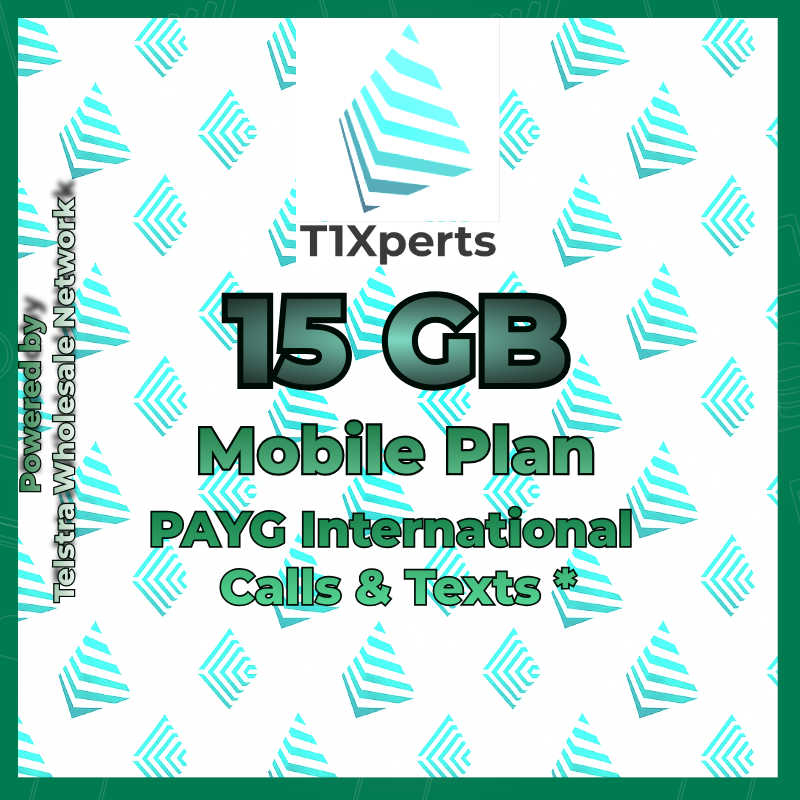 Home T1xperts Mobile Plan 15gb Iddpayg No Top Up 2