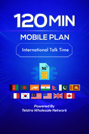 120 minute international talktime